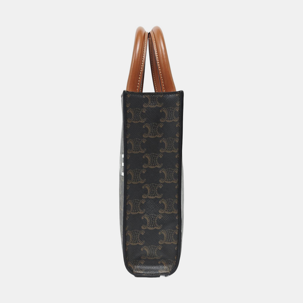 CABAS CELINE Mini Coated Canvas Brown