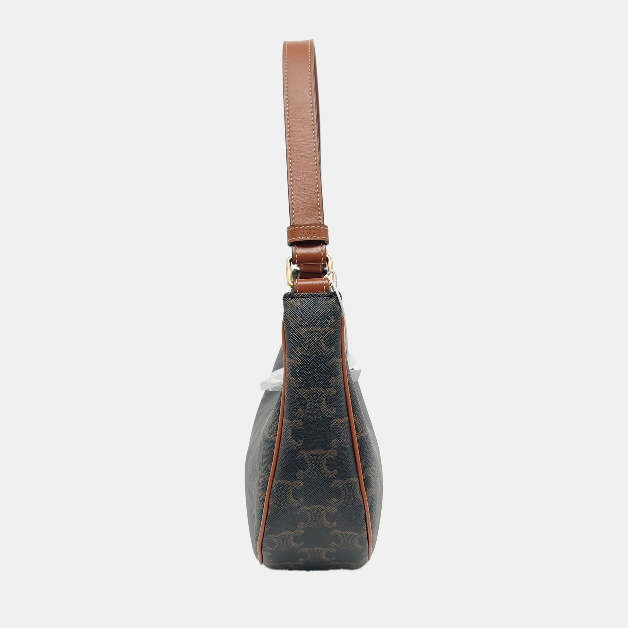 Authenticated pre-owned  AVA Coated Canvas Brown - Top Handle Bag at Looply