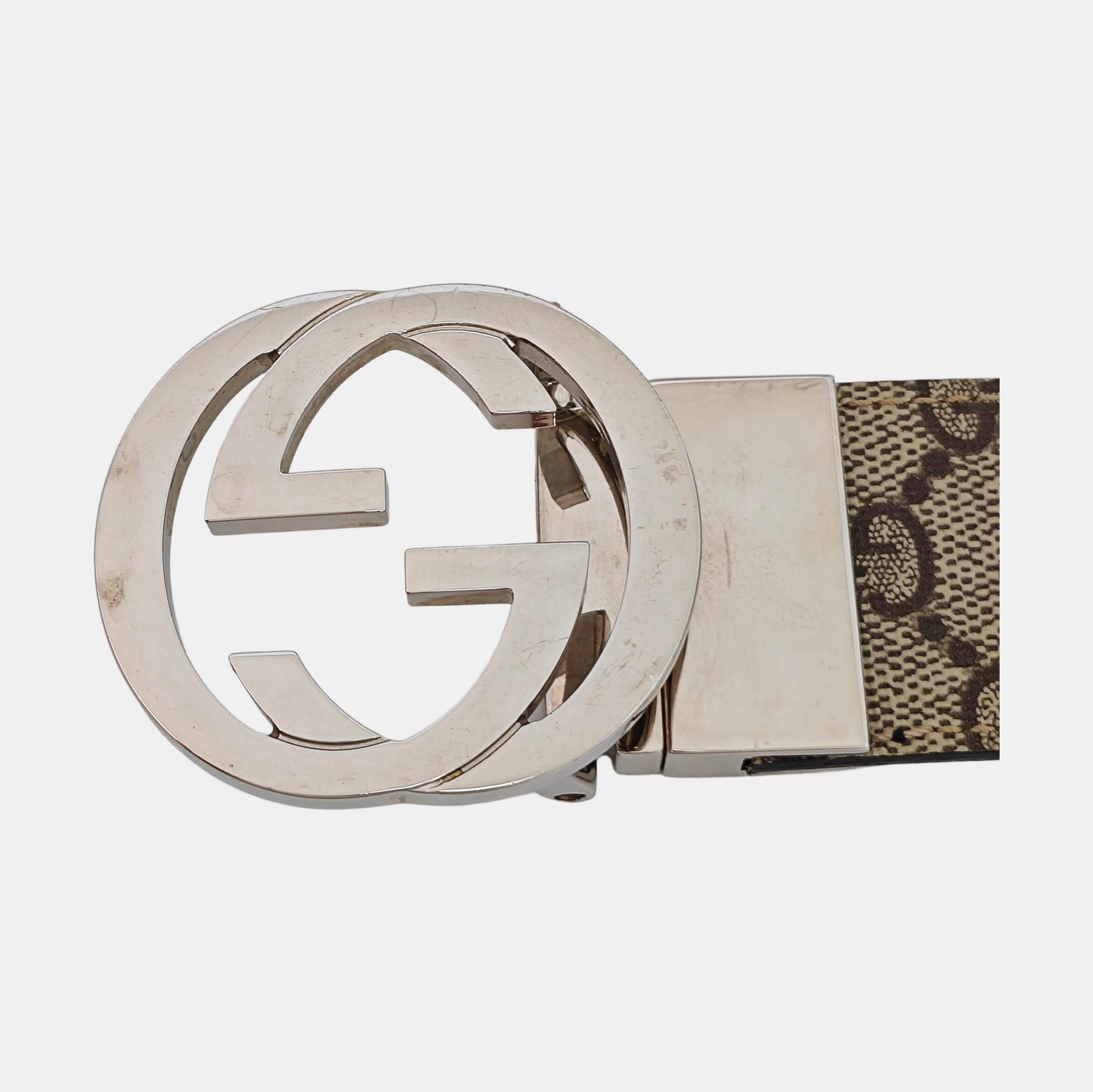 Leather Belt Beige