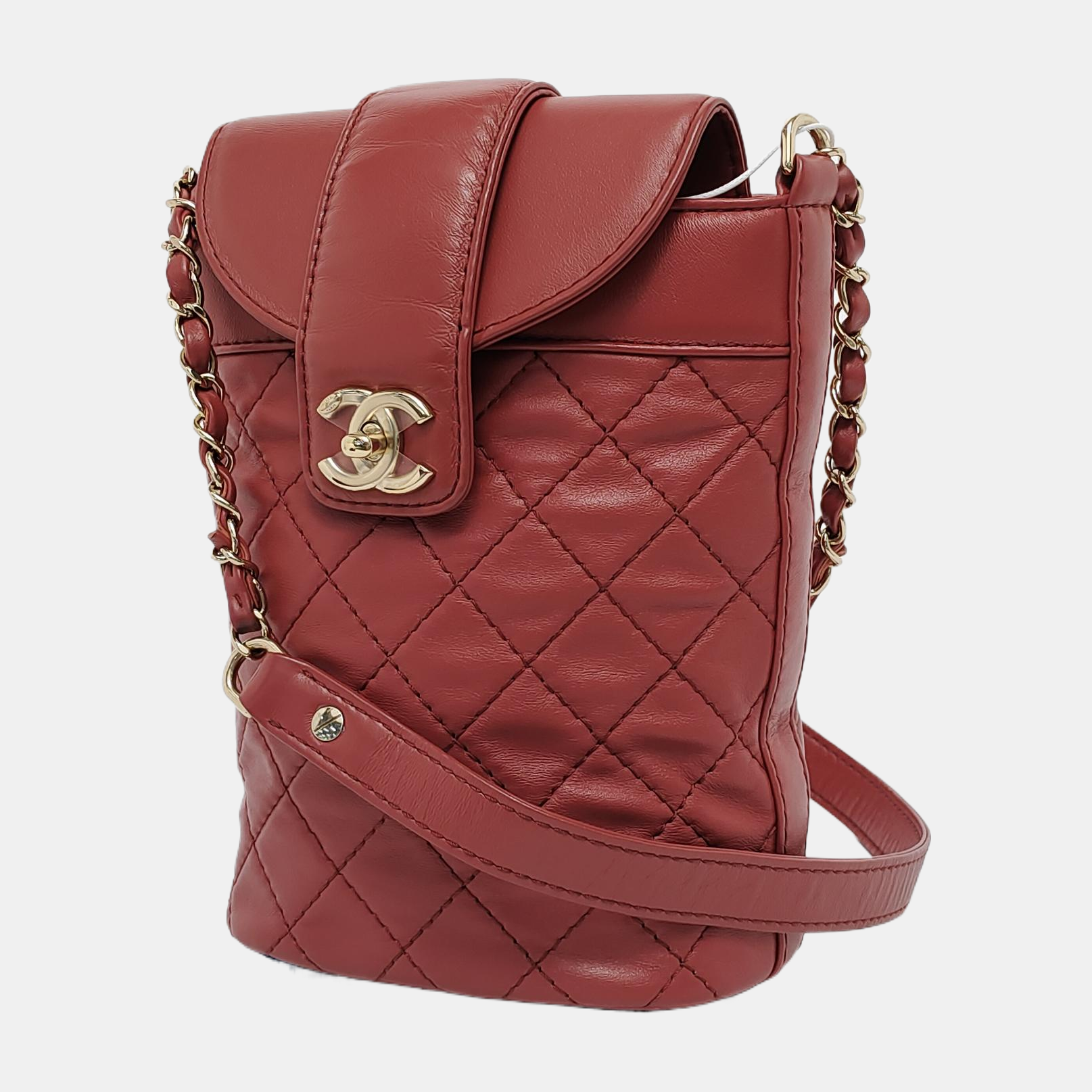Quilted Calfskin Red
