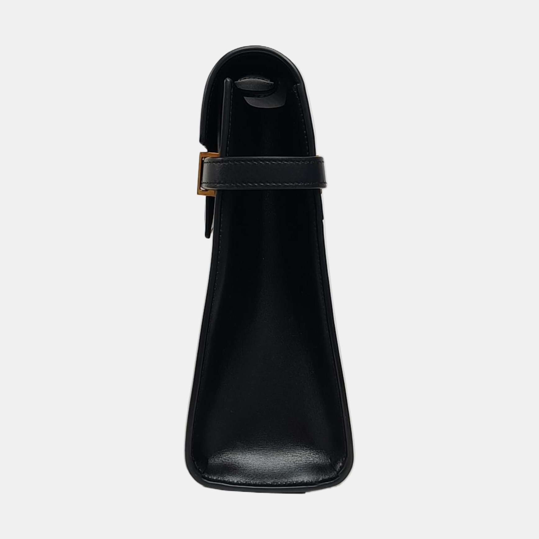 MANHATTAN Medium Calfskin Black