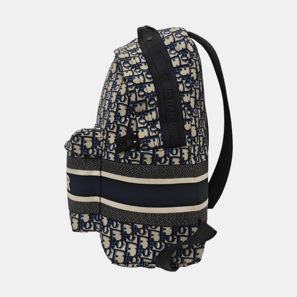Diortravel Oblique Canvas Blue