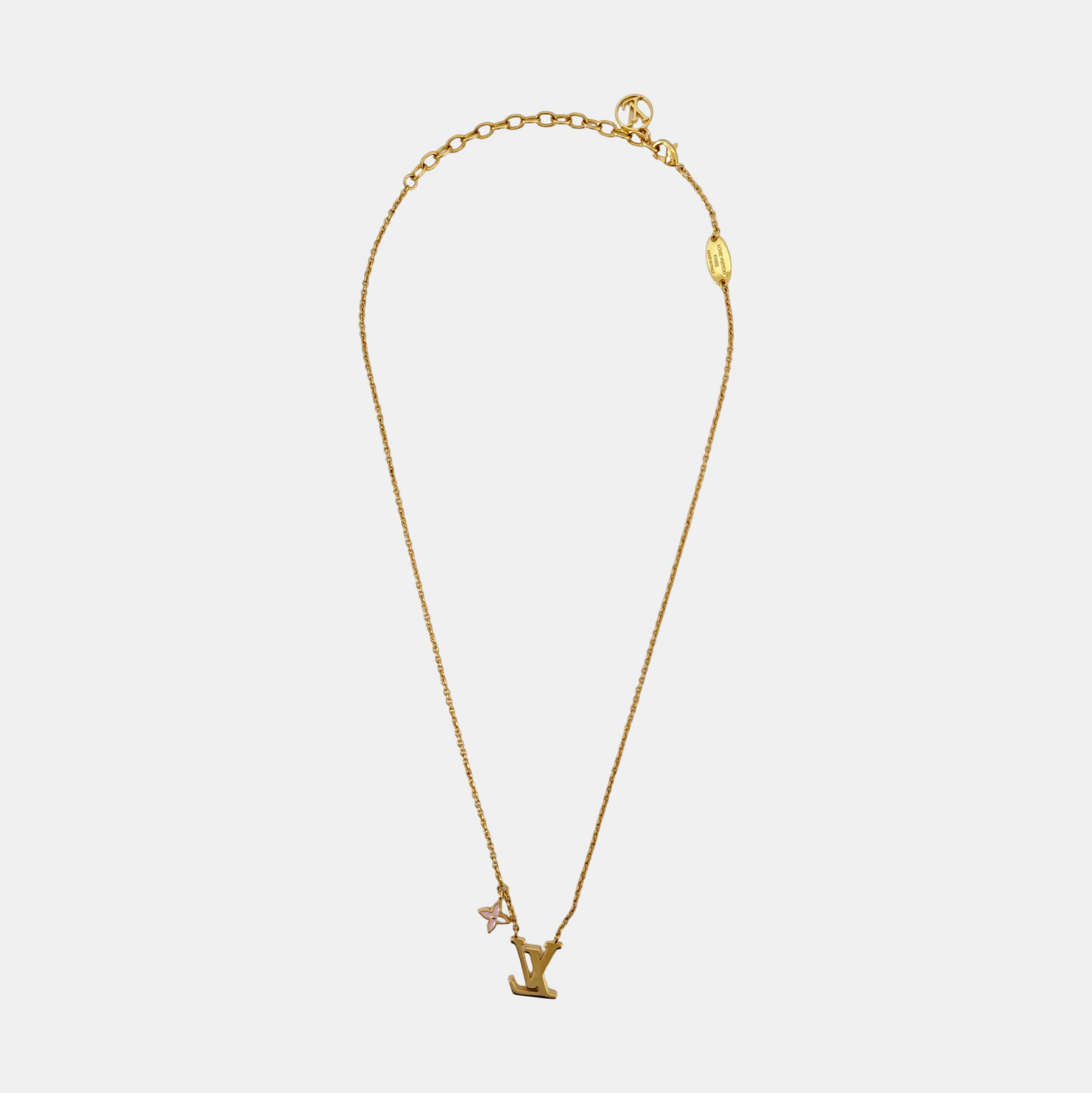 LV ICONIC Metal Gold Necklace
