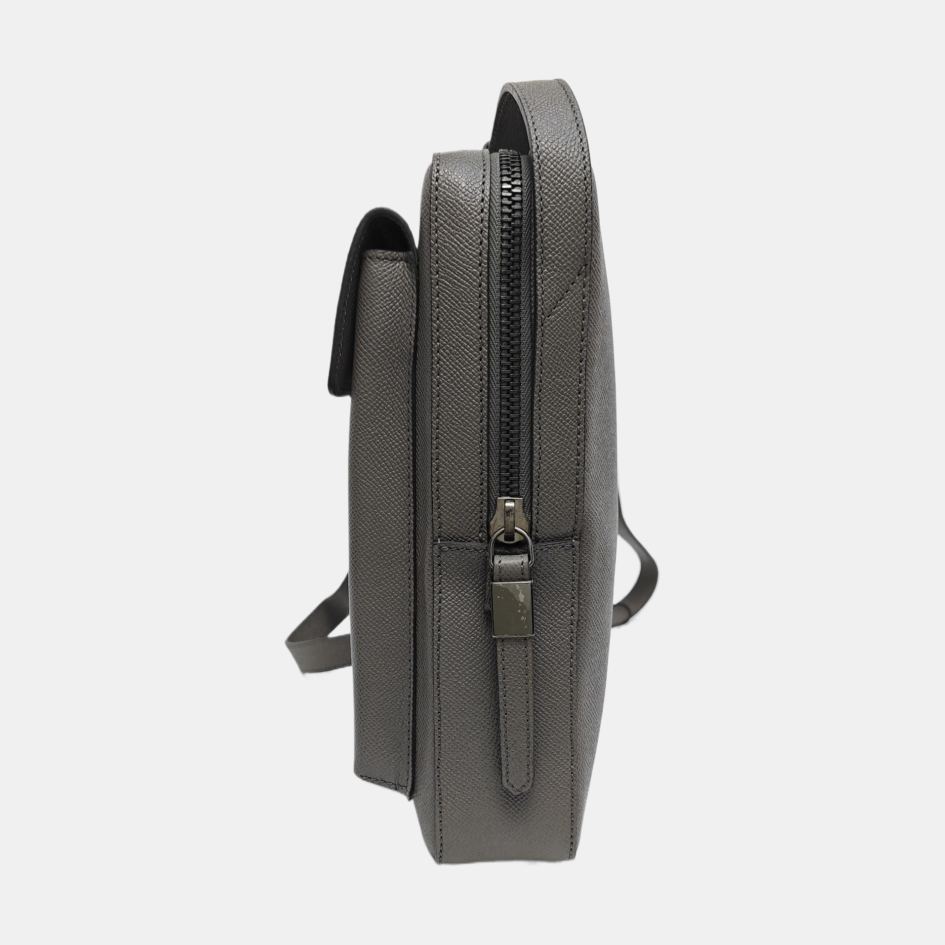 Calfskin Shoulder Bag Gray
