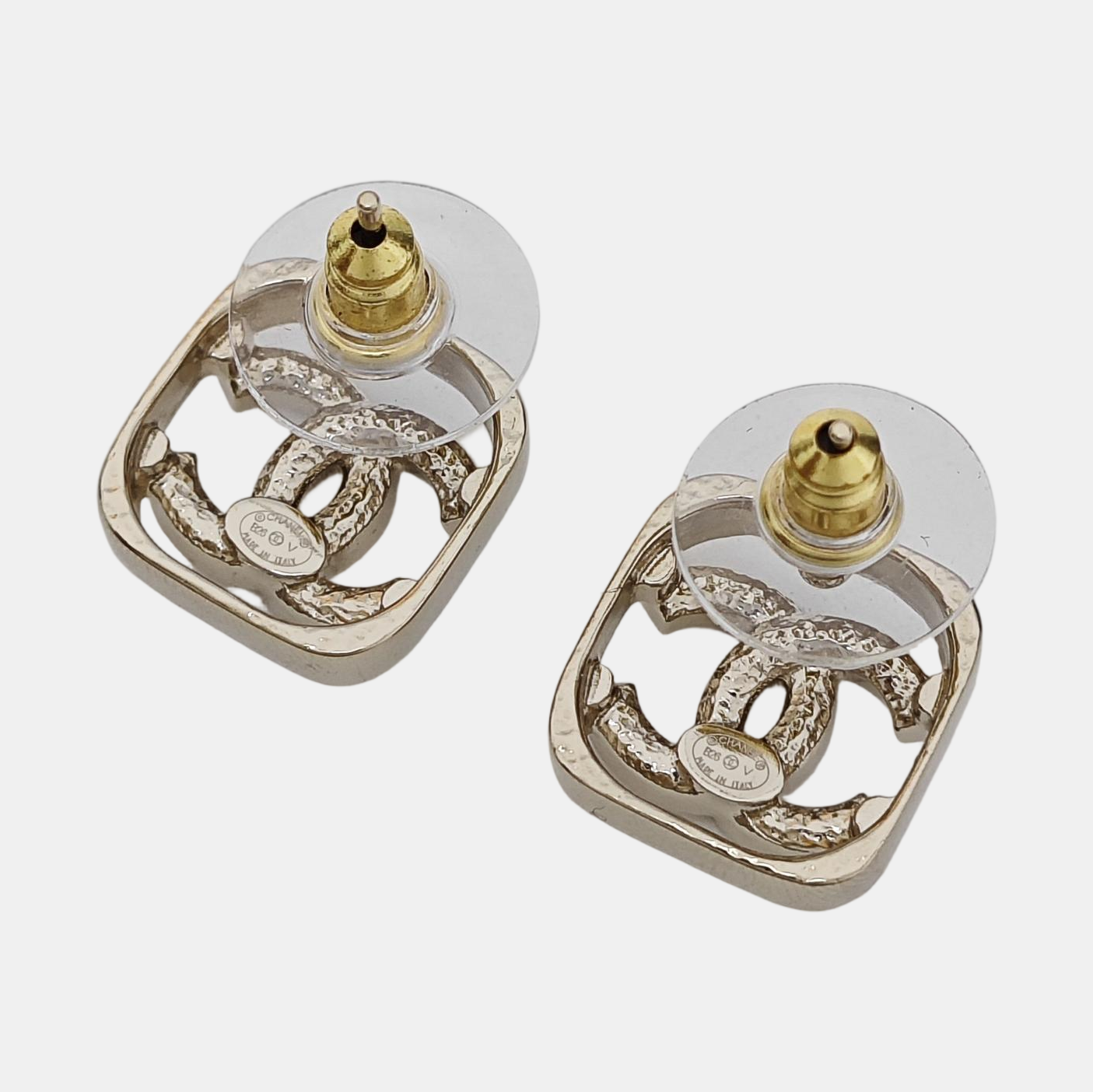Metal Gold Stud Earrings