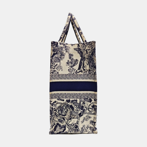 Book Tote Large Fabric Blue