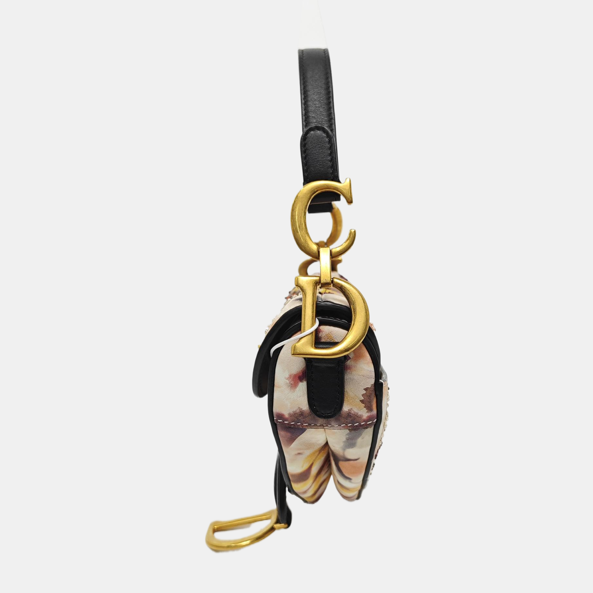 Saddle Mini Calfskin Multicolor
