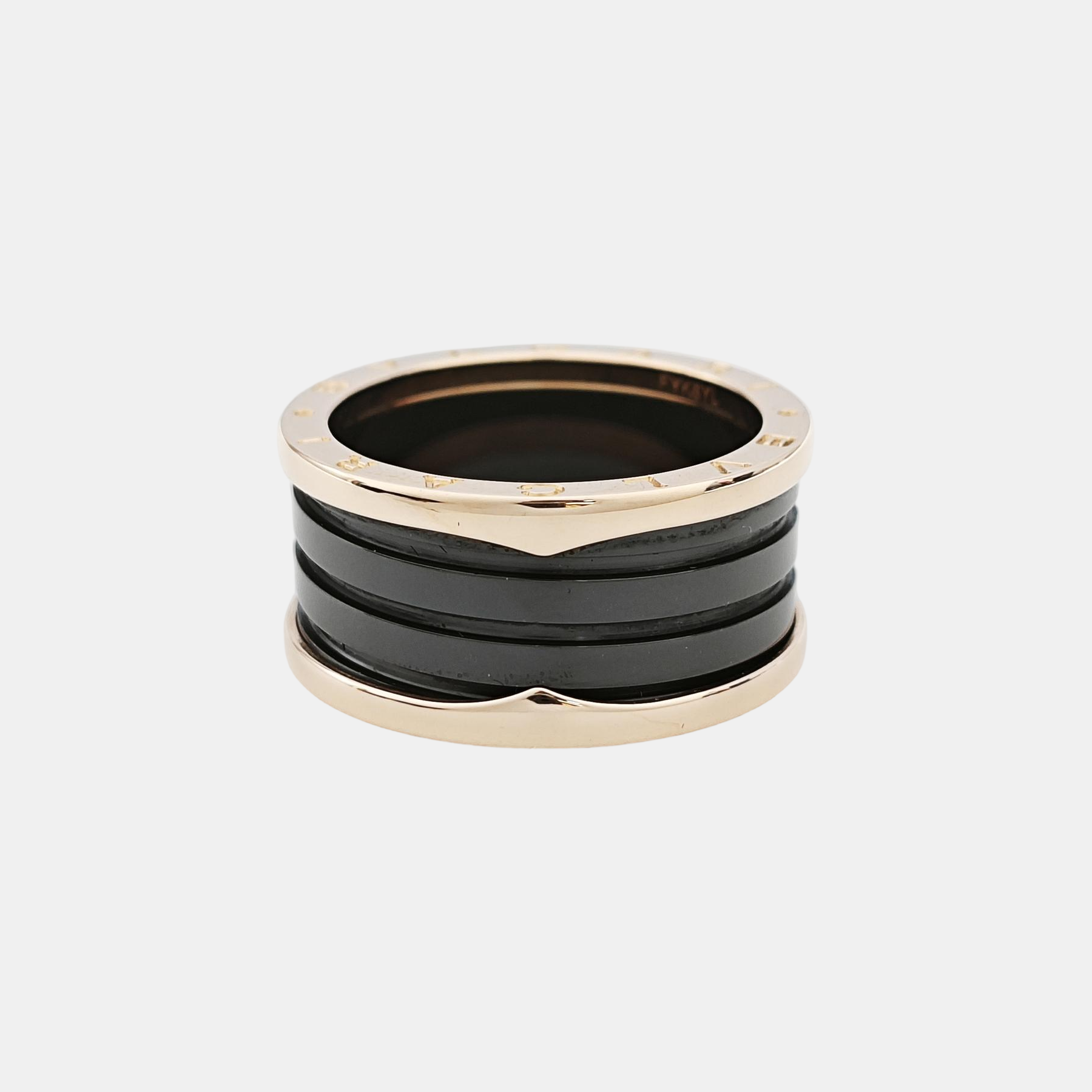 B.ZERO1 18k Rose Gold Ring EU 64