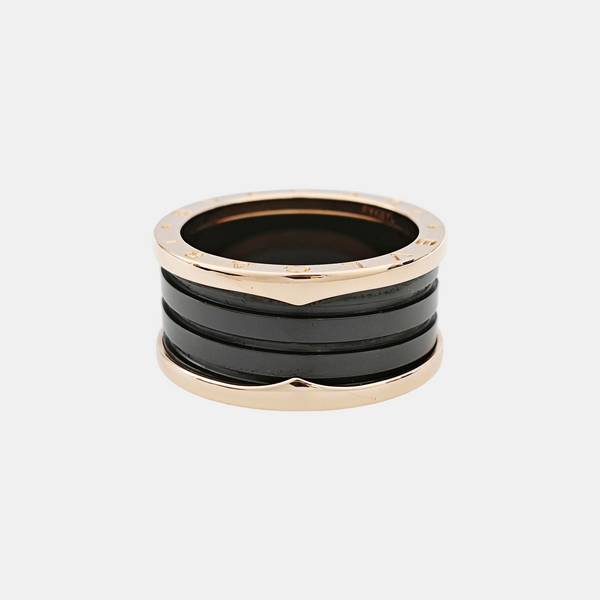 B.ZERO1 18k Rose Gold Ring EU 64