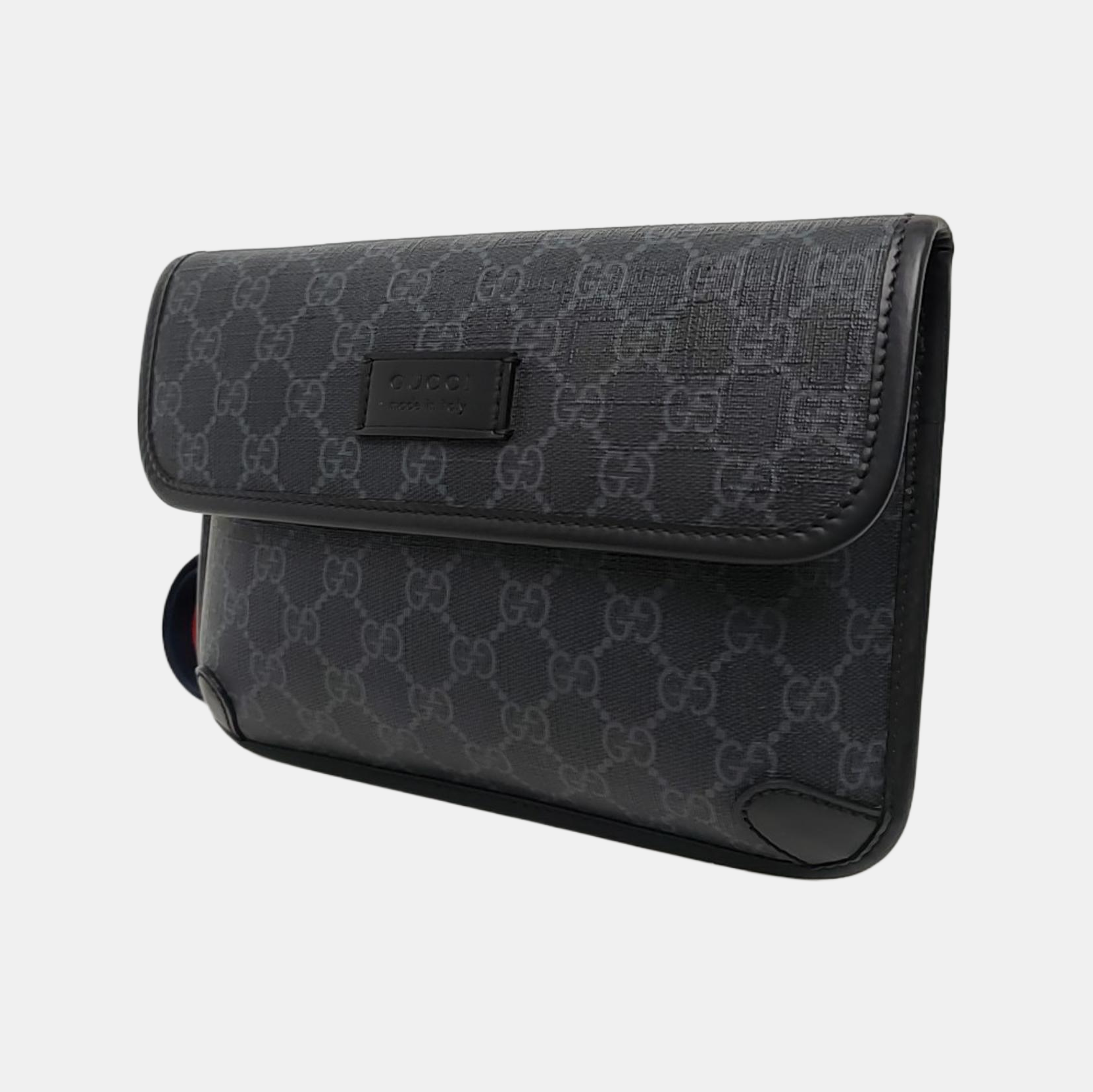 Neo Vintage Monogram Coated Canvas Black