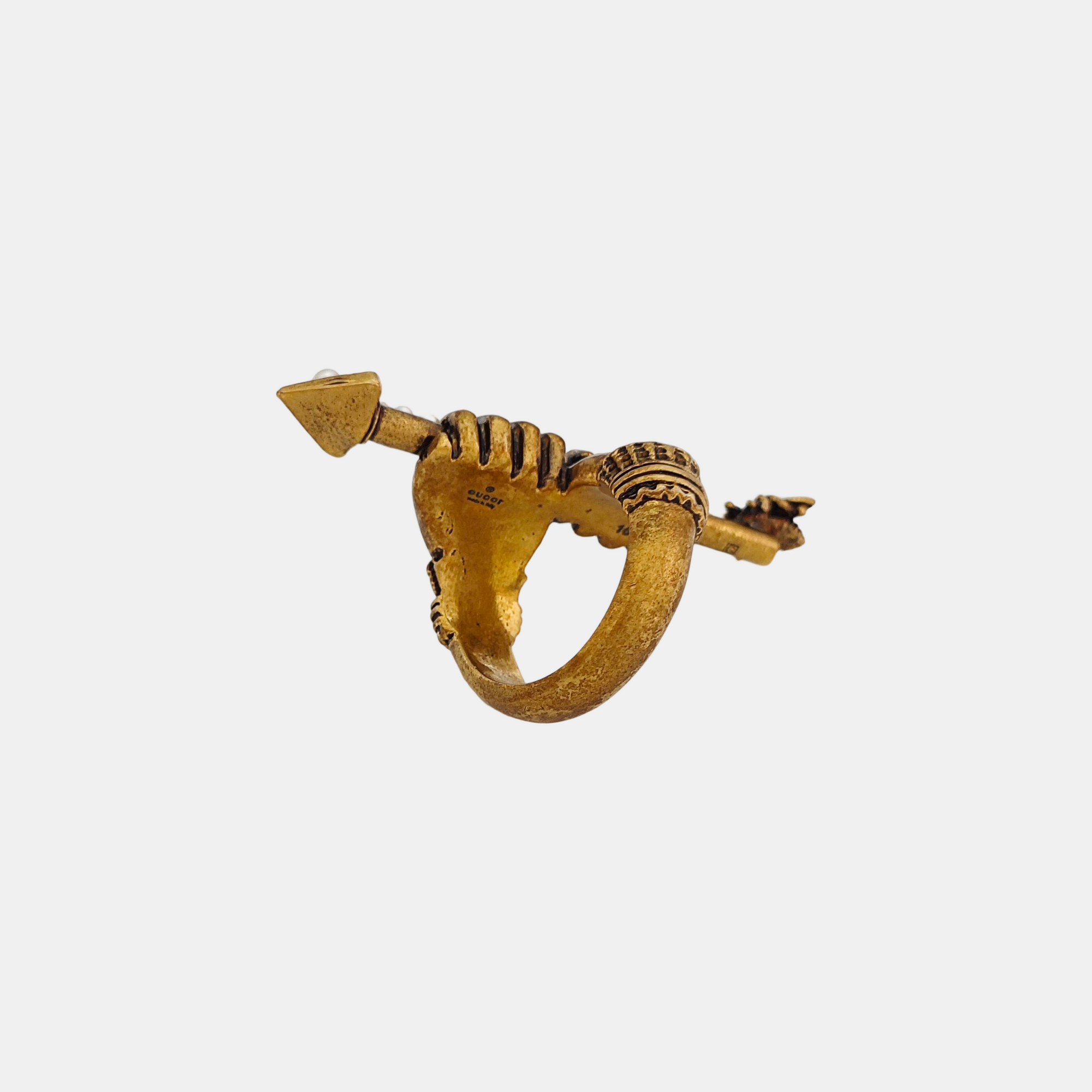 Metal Gold Ring HK 16