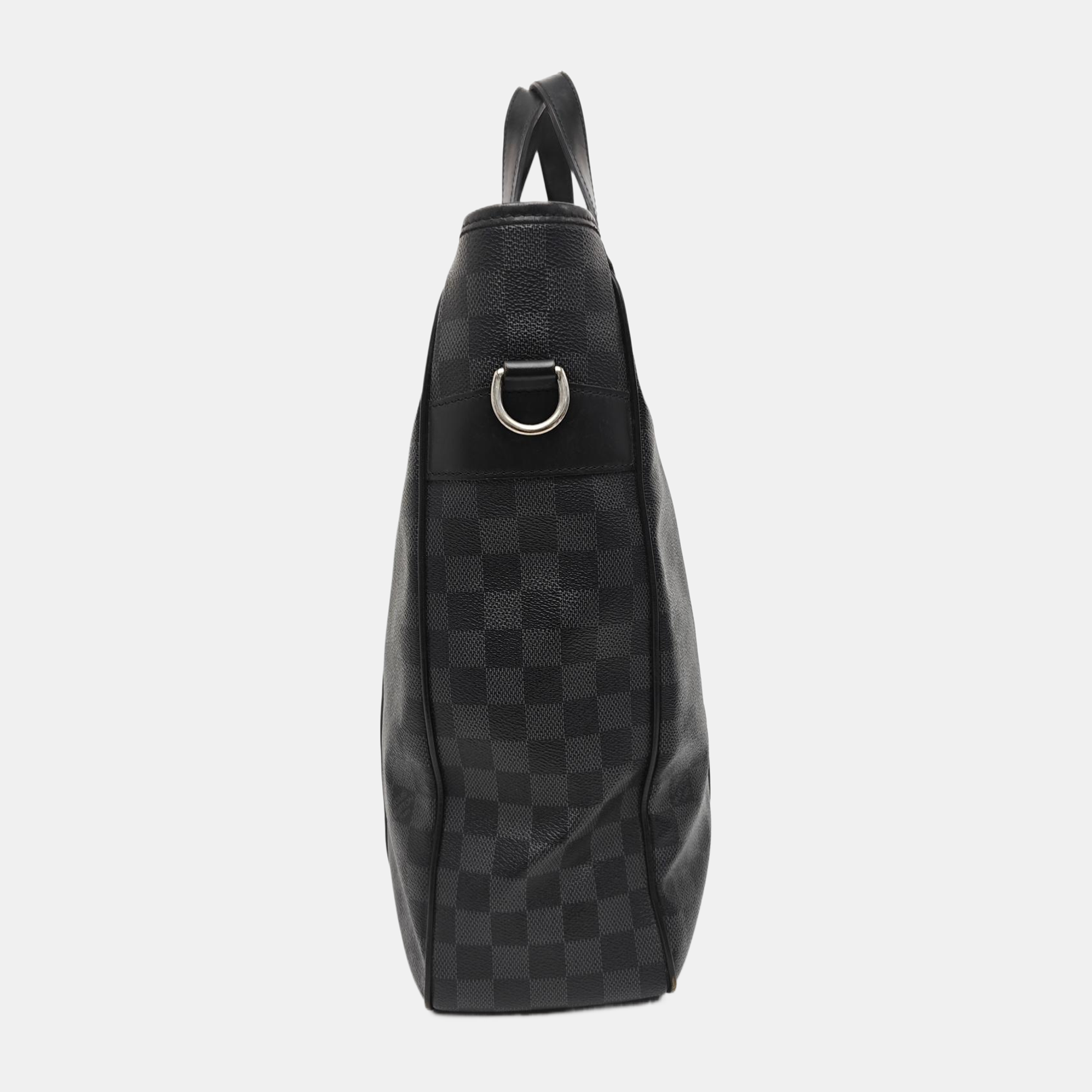 TADAO MM Damier Graphite Coated Canvas Gray