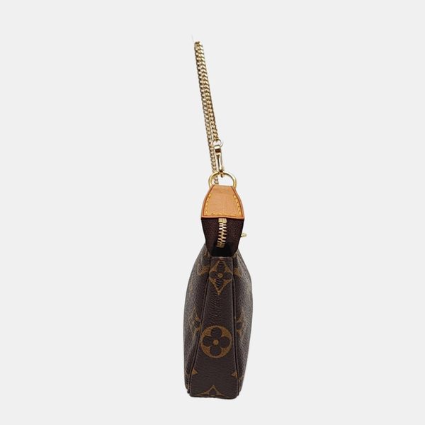 ACCESSOIRES Mini Monogram Coated Canvas Brown