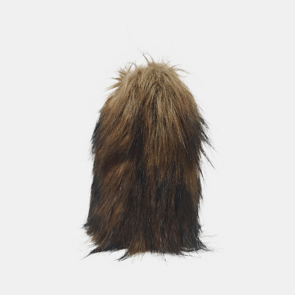 Fur Shoulder Bag Brown