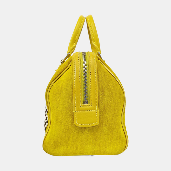 SPEEDY CUBE PM Damier Calfskin Yellow