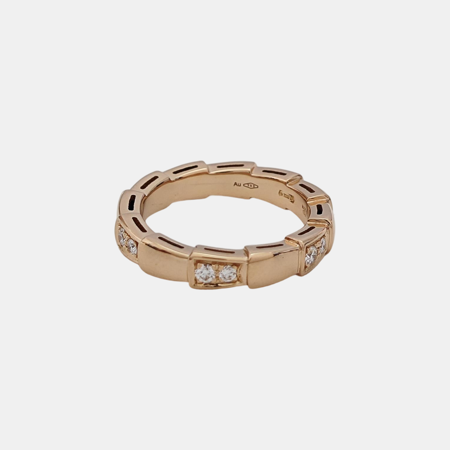 18k Rose Gold Ring EU 47