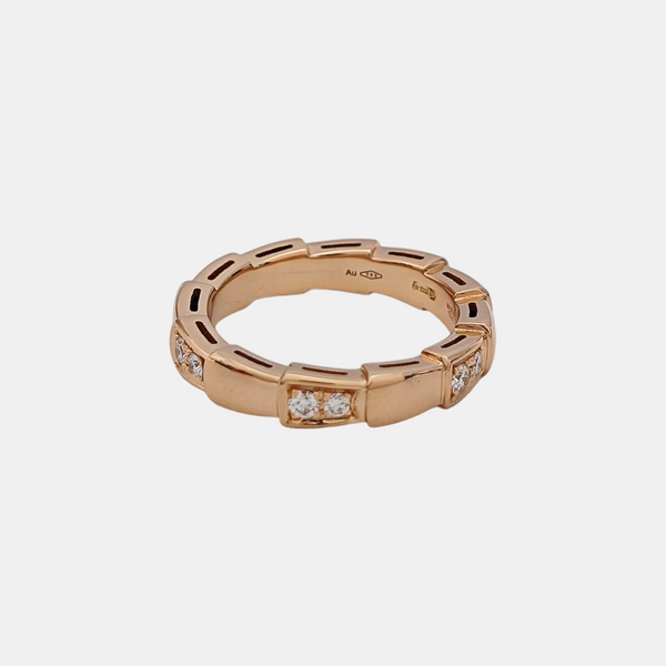 18k Rose Gold Ring EU 47
