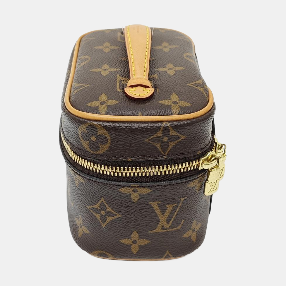 NICE Super Mini Monogram Coated Canvas Brown
