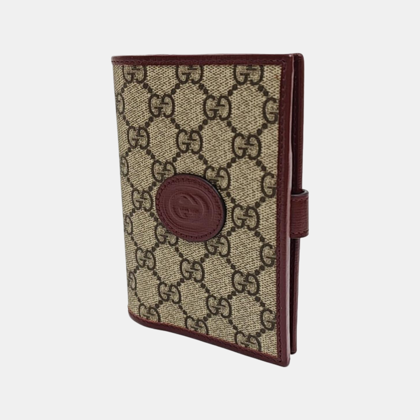 Monogram Coated Canvas Card Holder Beige