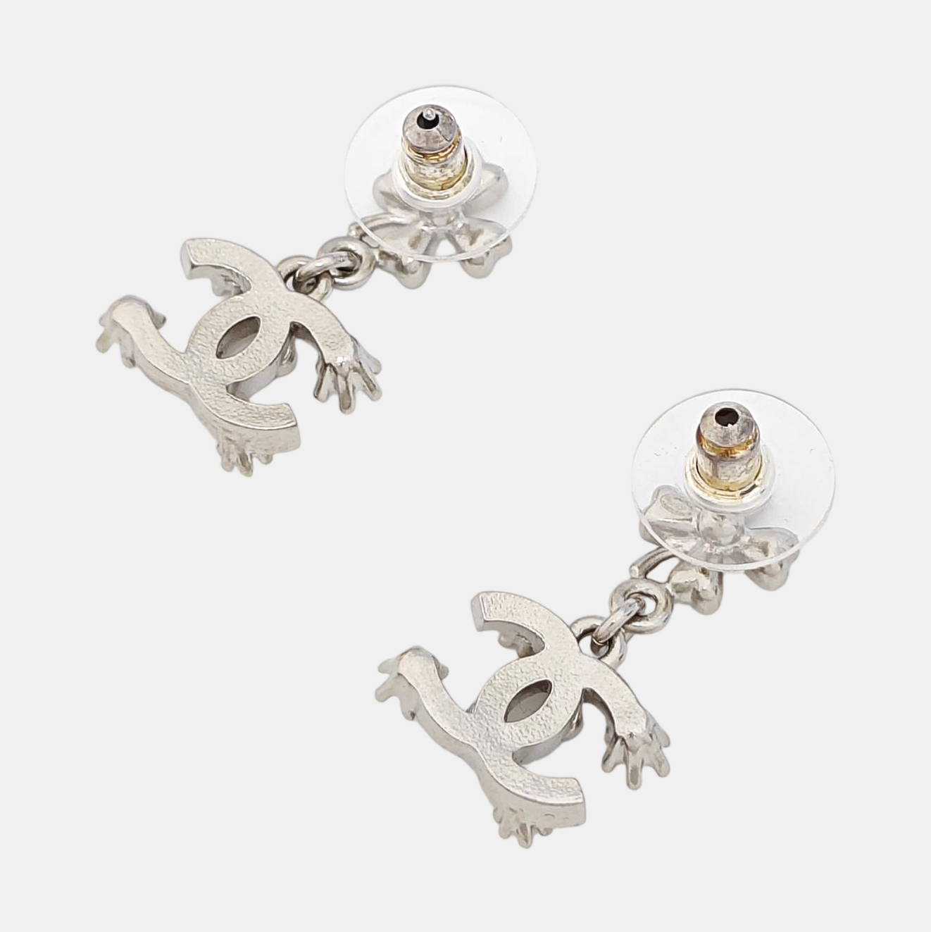Metal Silver Earrings