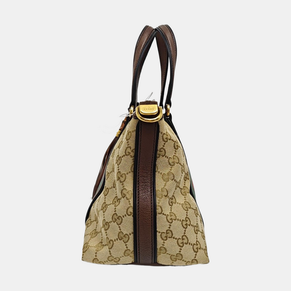 Rania Monogram Canvas Brown