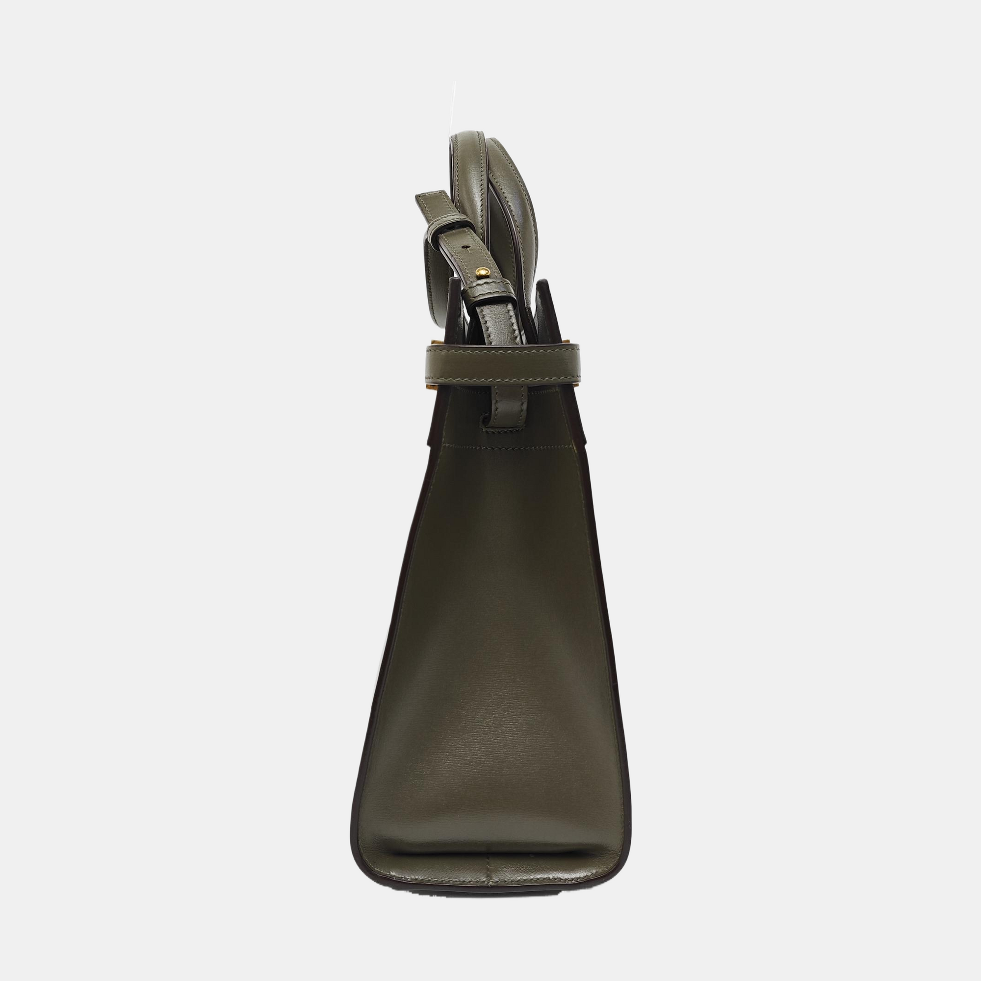 MANHATTAN Small Calfskin Green