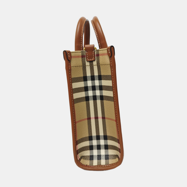 Freya Mini Coated Canvas Beige
