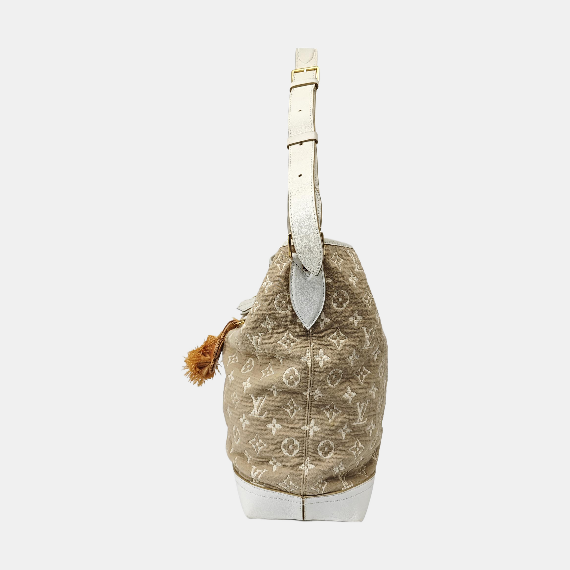 SABBIA BESACE Monogram Canvas Brown