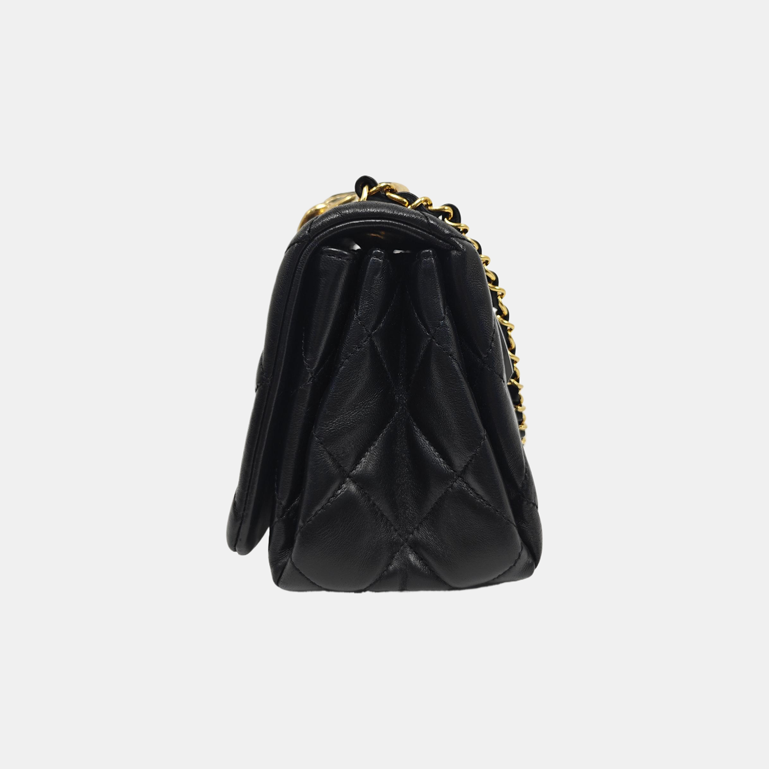 Quilted Lambskin Medium Black
