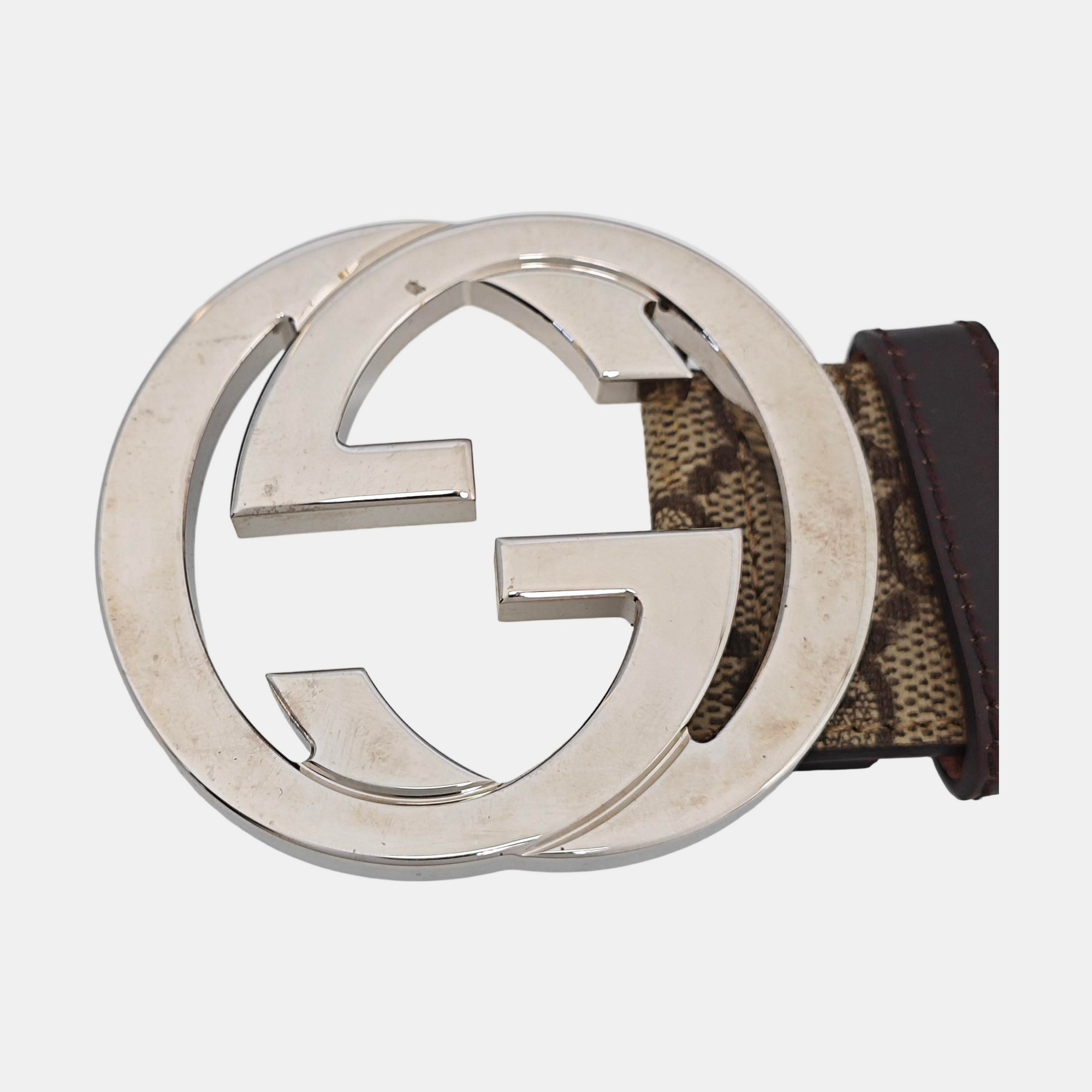 Leather Belt Beige