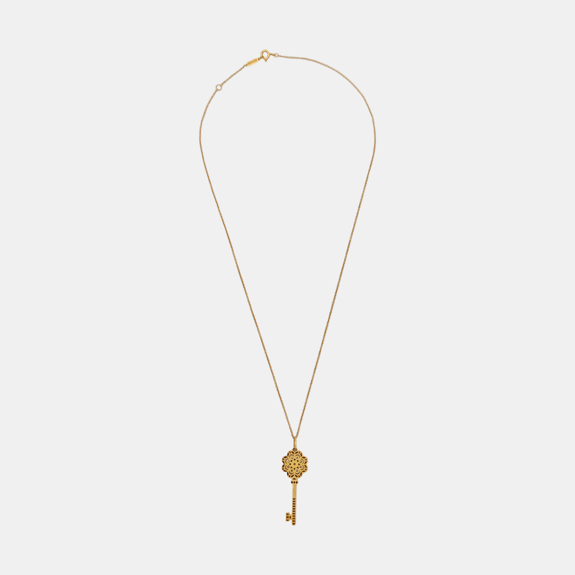 Tiffany Keys 18k Rose Gold Necklace