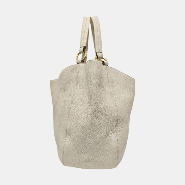 Twill Calfskin White