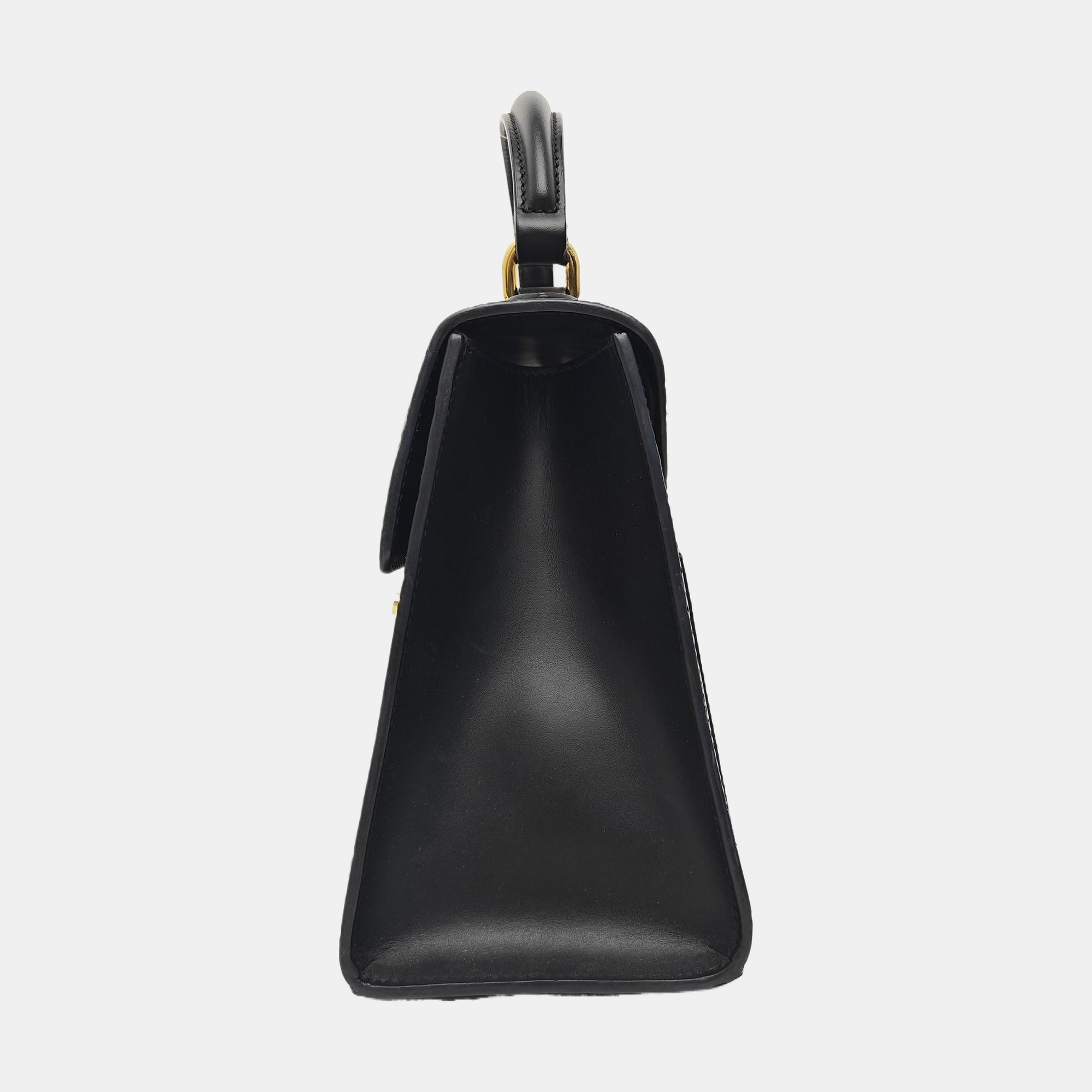 Padlock Small Calfskin Black