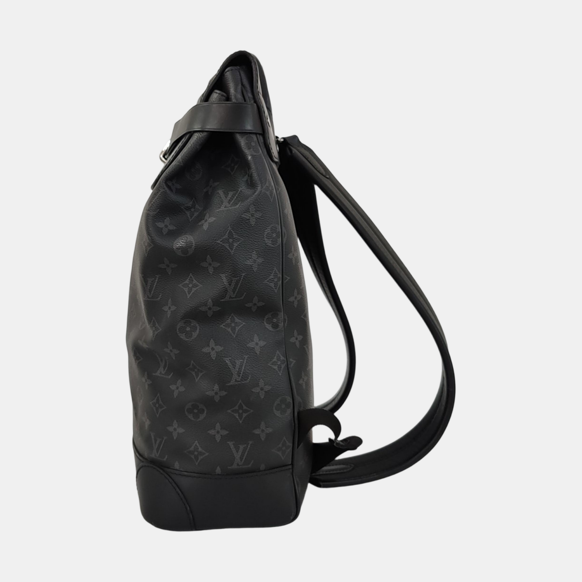 STEAMER Monogram Coated Canvas Black