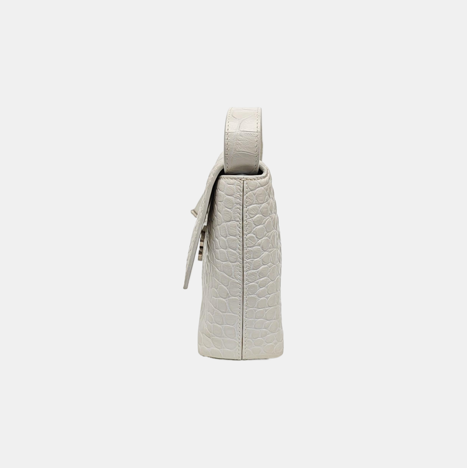 Downtown Mini Calfskin White