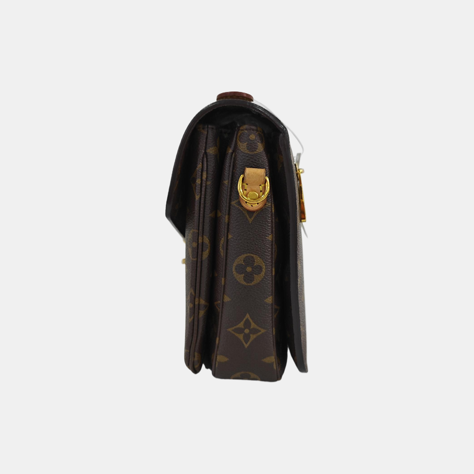 MÉTIS MM Monogram Coated Canvas Brown