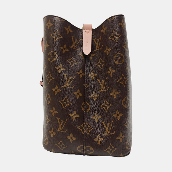 NÉONOÉ MM Monogram Coated Canvas Brown