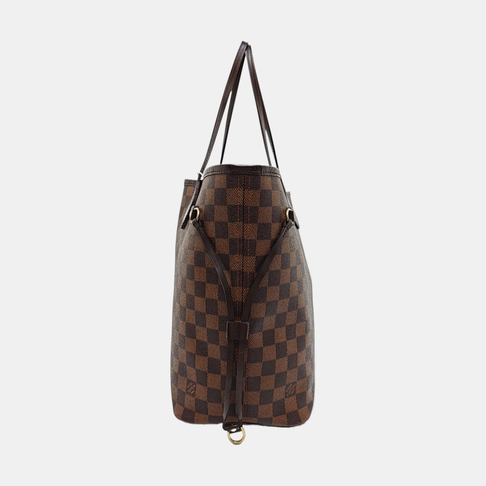NEVERFULL MM Damier Ebene Coated Canvas Brown