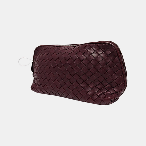 Lambskin Clutch Red