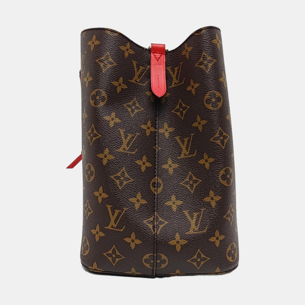NÉONOÉ MM Monogram Coated Canvas Brown