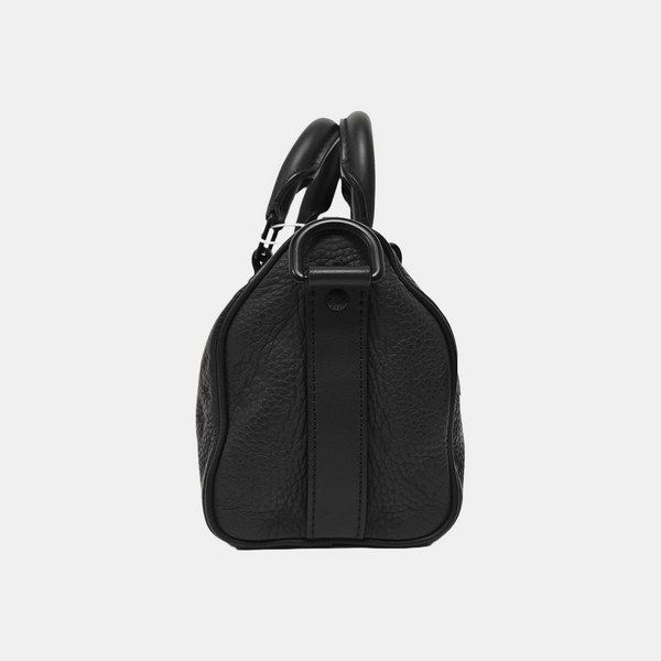 KEEPALL 25 Monogram Calfskin Black
