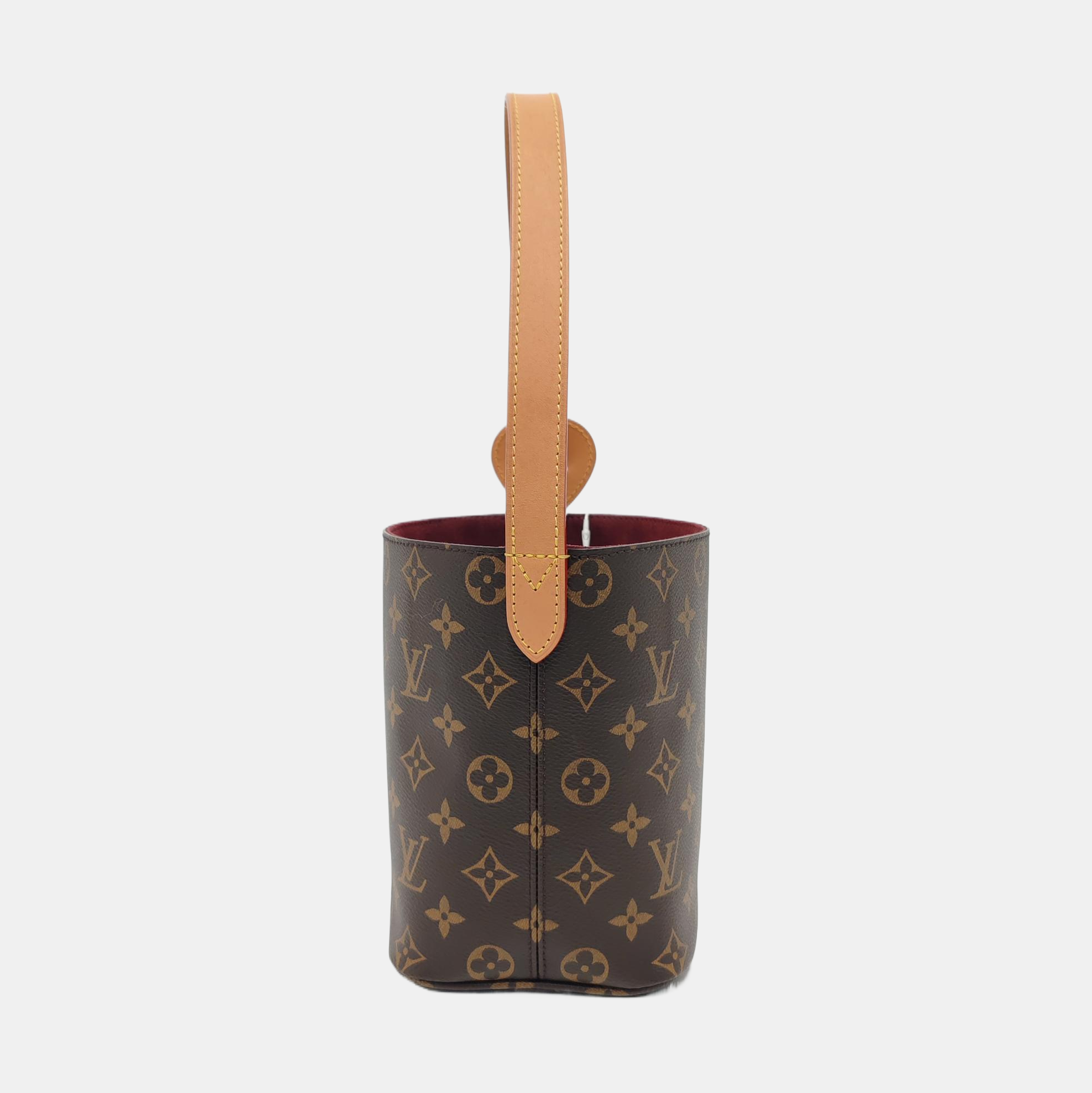 ALL IN BB Monogram Coated Canvas Brown