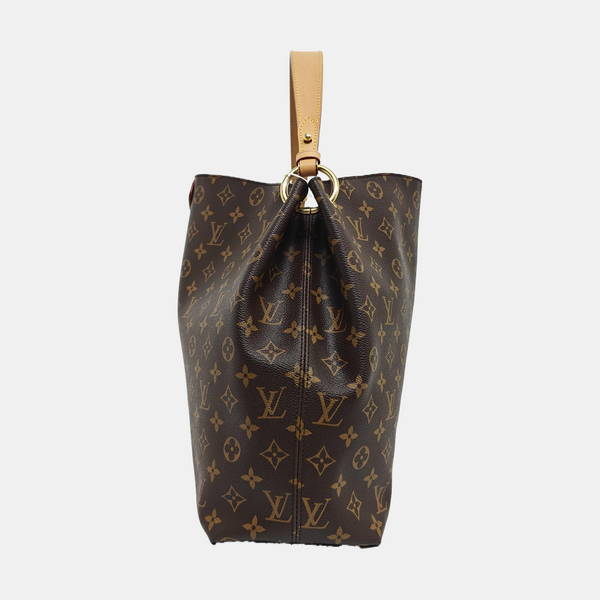 GRACEFUL TPM Monogram Coated Canvas Brown