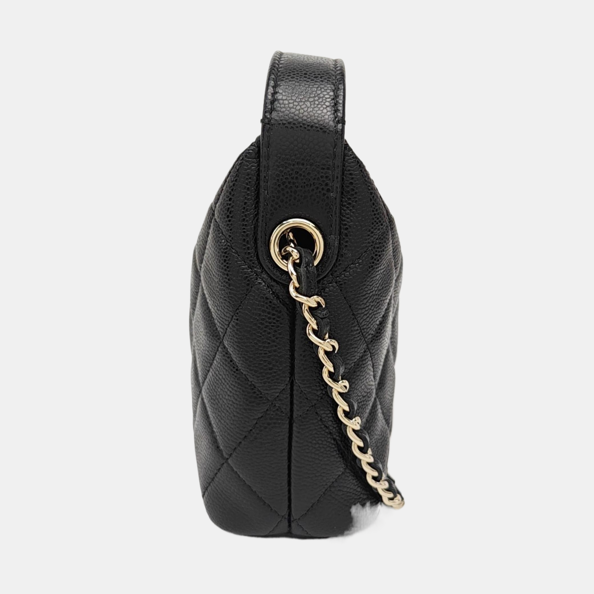 HOBO Quilted Grained Calfskin Black
