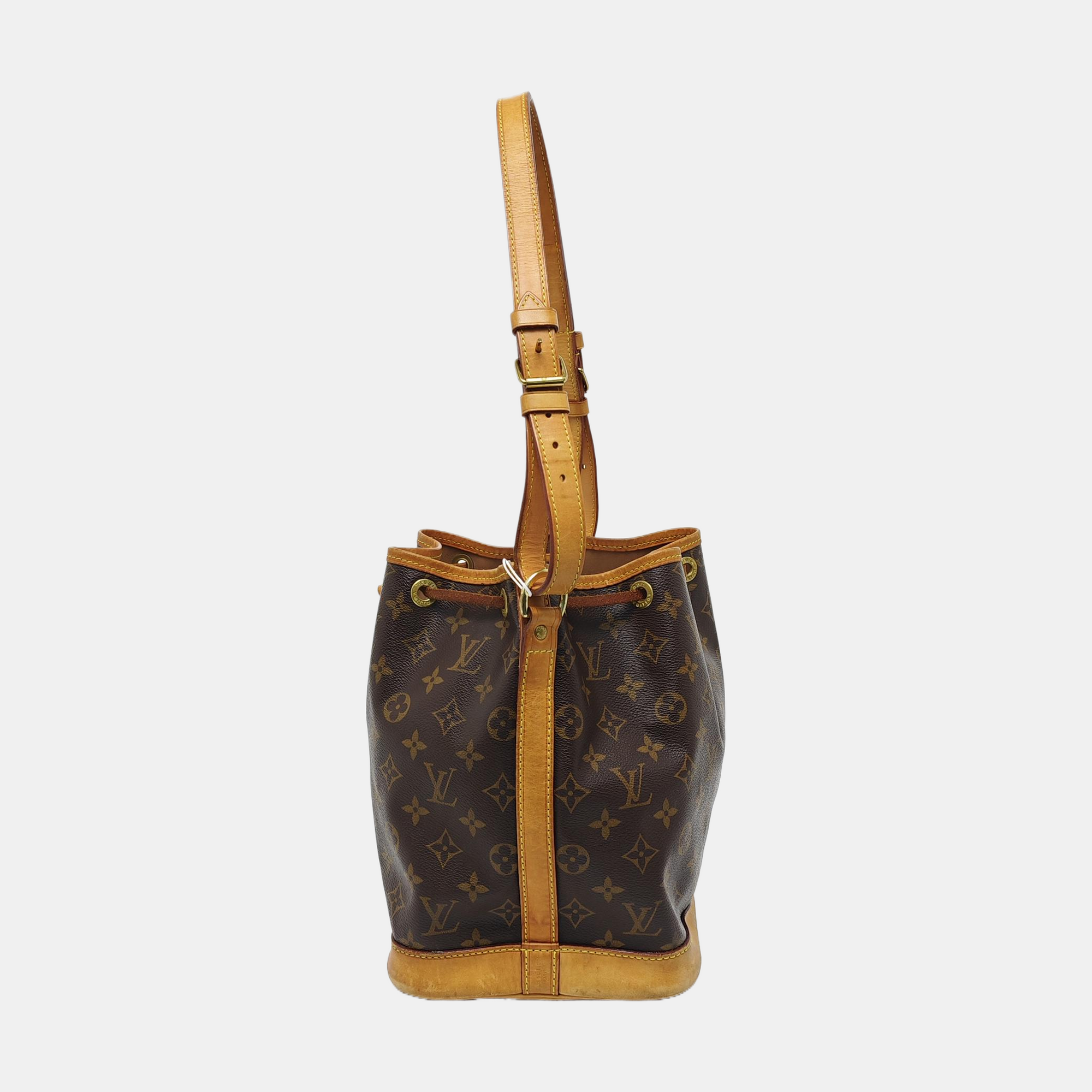 NOÉ MM Monogram Coated Canvas Brown