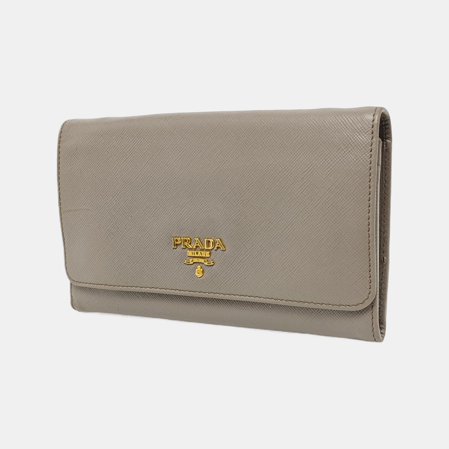 Calfskin Wallet Gray