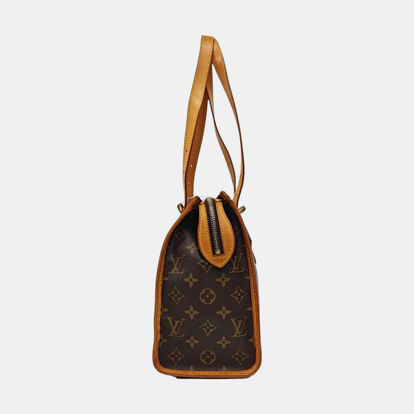 POPINCOURT Monogram Coated Canvas Brown