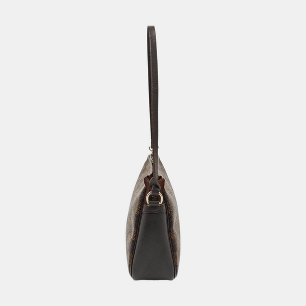 TROUSSE MAKE UP Damier Ebene Coated Canvas Brown