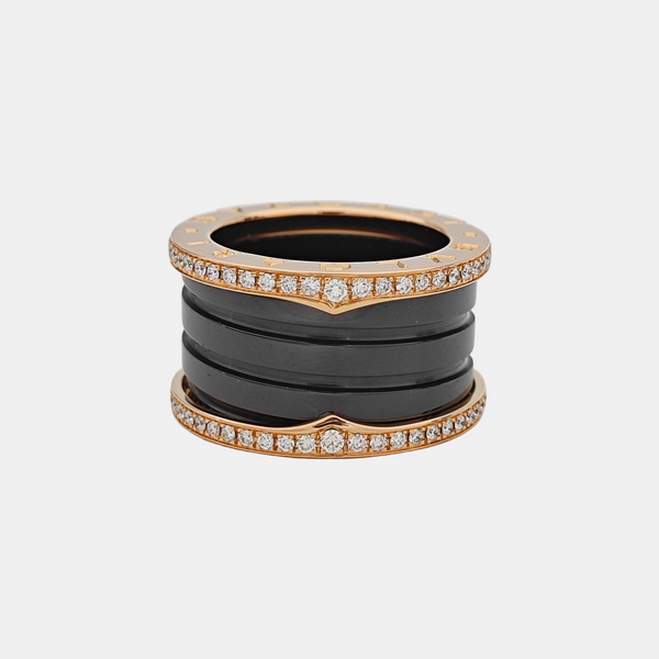 B.ZERO1 18k Rose Gold Ring EU 49