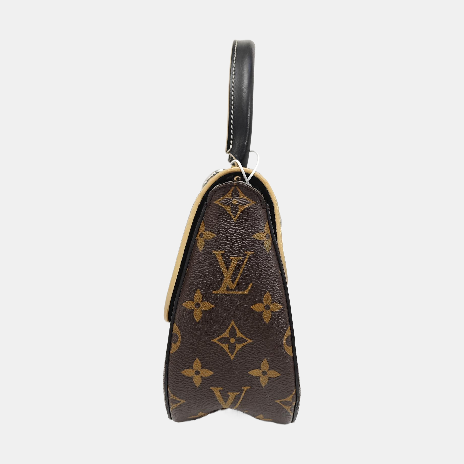 CHAIN IT PM Monogram Coated Canvas Black